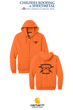 Carhartt® Midweight Hooded Zip-Front Sweatshirt - CRS