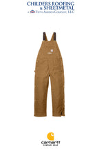 Carhartt® Firm Duck Insulated Bib Overalls - CRS