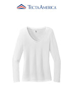 District® Women’s Perfect Tri® Long Sleeve V-Neck Tee