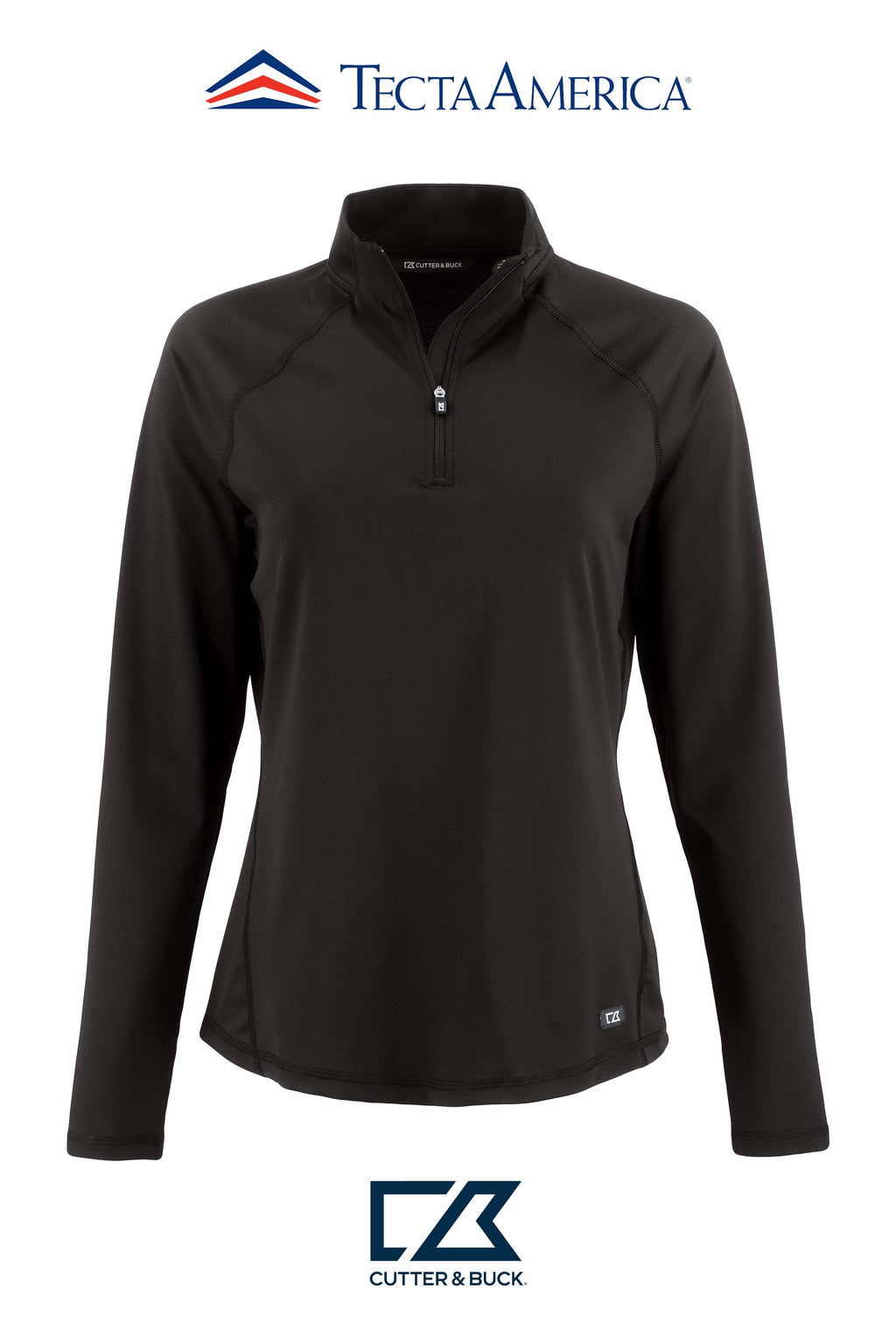 Cutter & Buck Prospect Recycled Featherlight Stretch Womens Quarter Zip