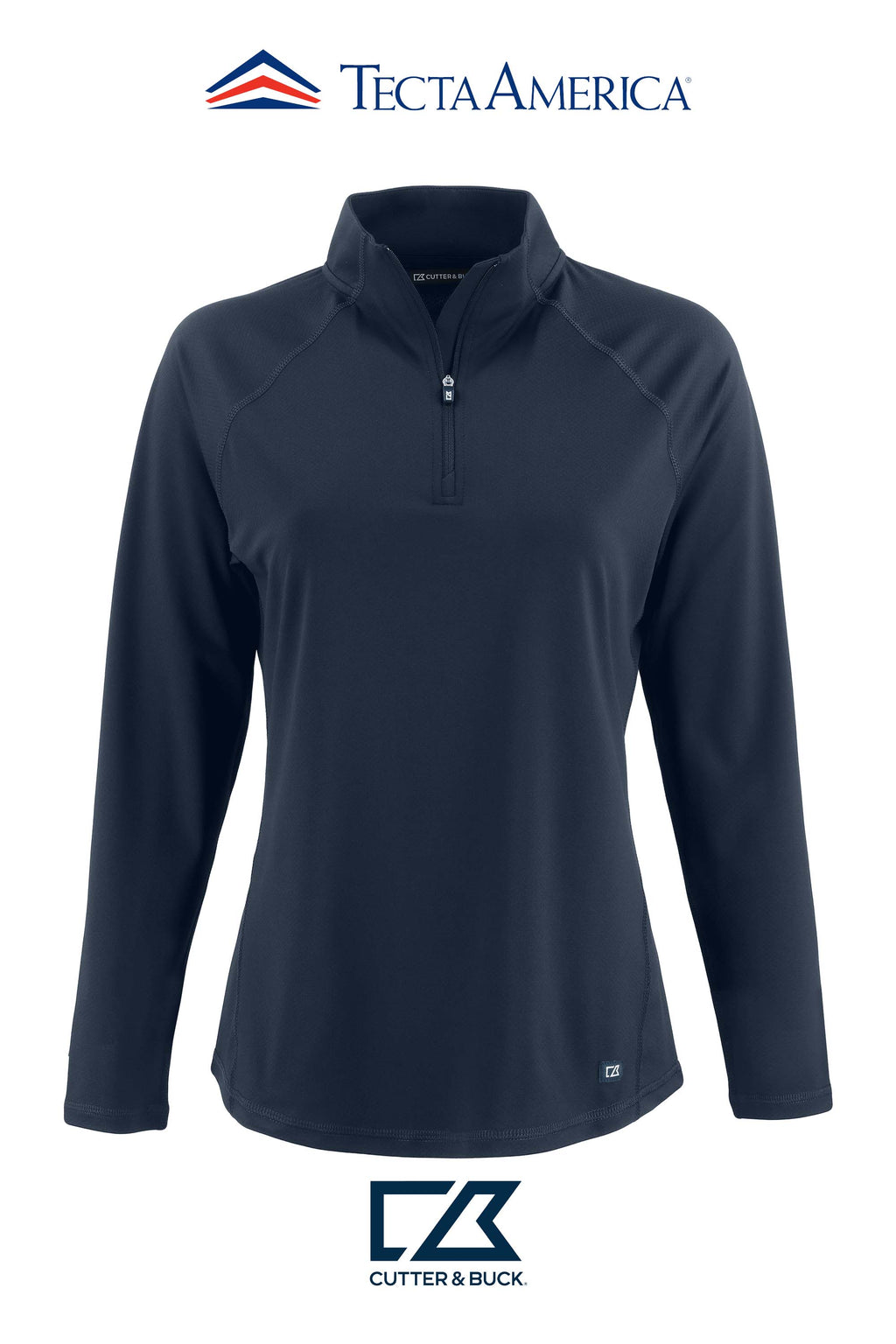 Cutter & Buck Prospect Recycled Featherlight Stretch Womens Quarter Zip