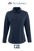 Cutter & Buck Prospect Recycled Featherlight Stretch Womens Quarter Zip