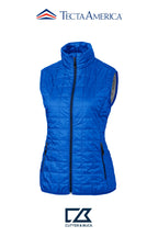 Cutter & Buck Rainier Recycled Insulated Puffer Womens Full Zip Vest