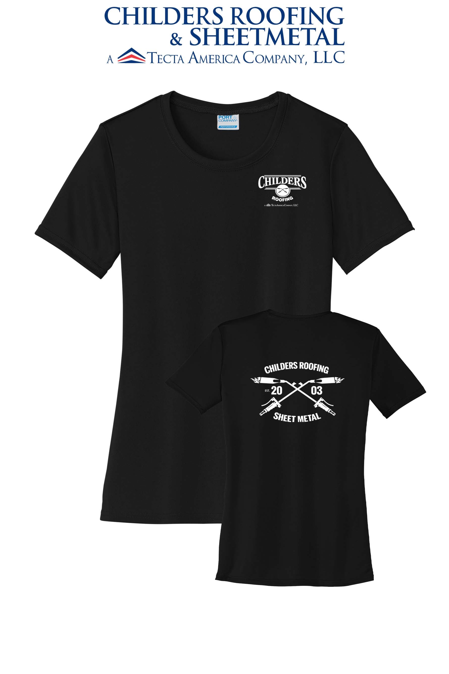 Port & Co™ Women's Performance  UPF50 Tee - CRS
