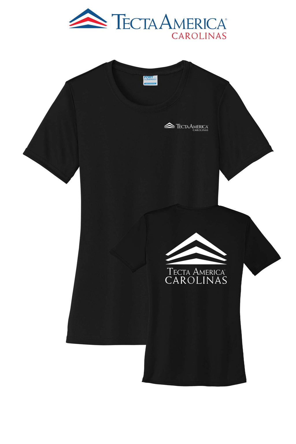 Port & Co™ Women's Performance  UPF50 Tee - Tecta America Carolinas LLC