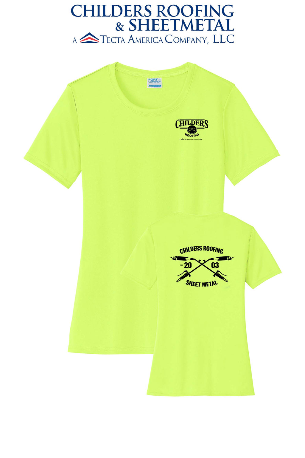 Port & Co™ Women's Performance  UPF50 Tee - CRS