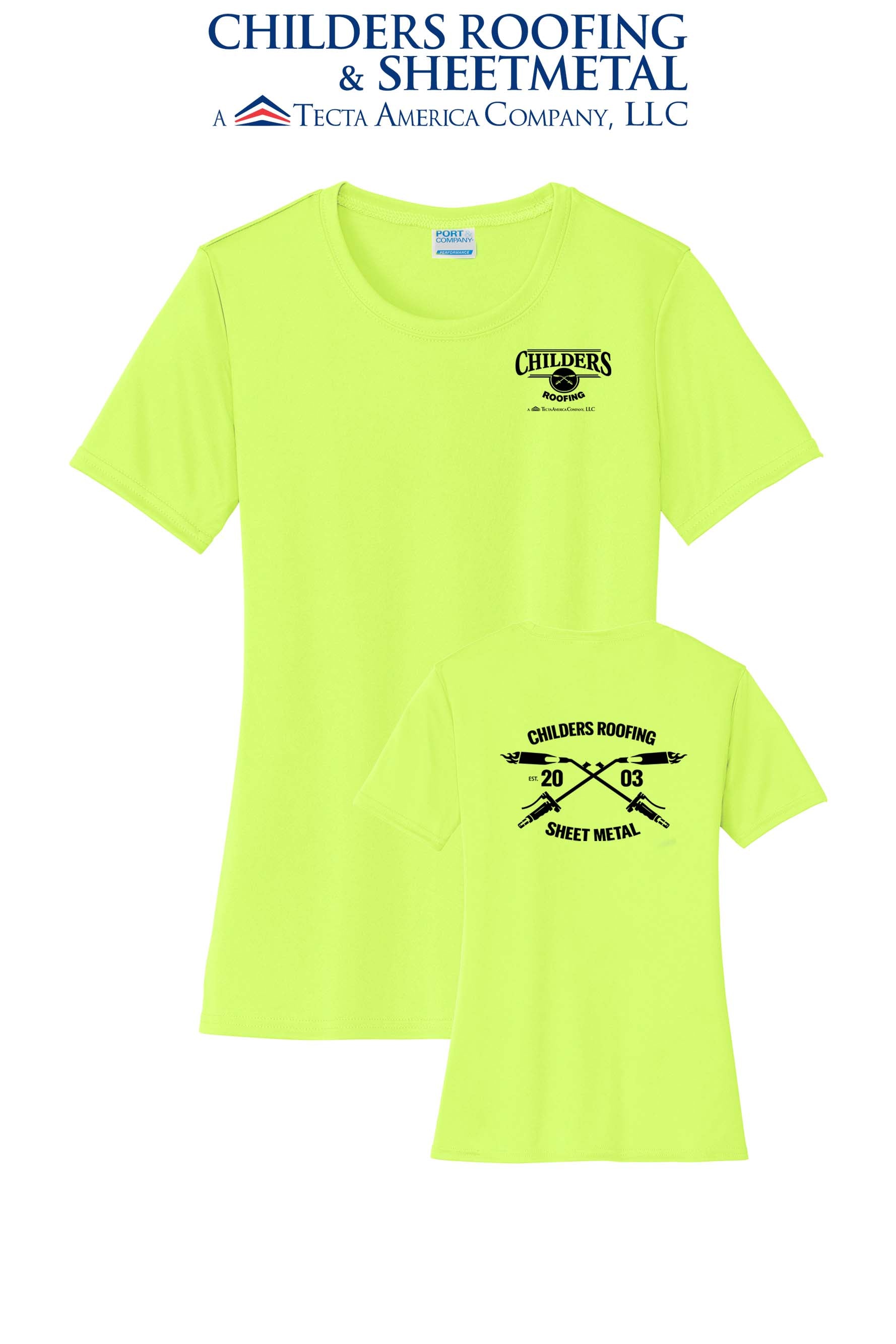 Port & Co™ Women's Performance  UPF50 Tee - CRS
