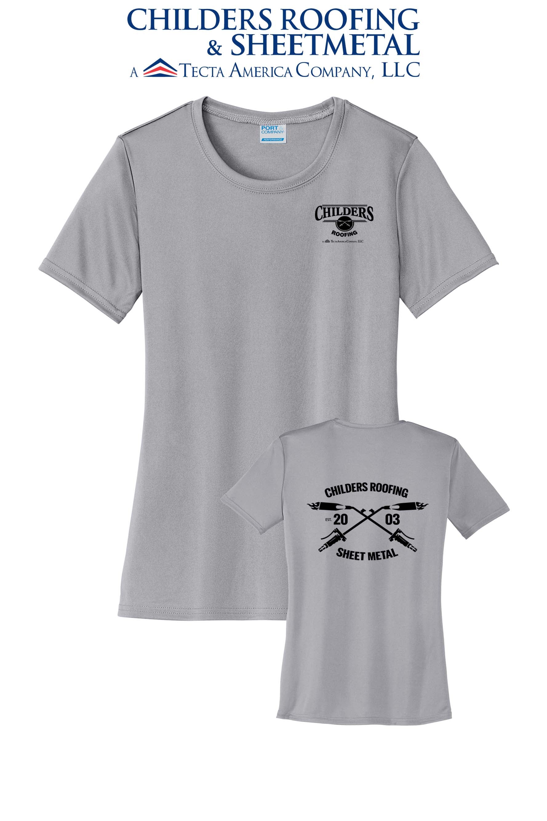 Port & Co™ Women's Performance  UPF50 Tee - CRS