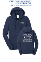 Port & Co™ Women's Core Fleece Full-Zip Hooded Sweatshirt - CRS