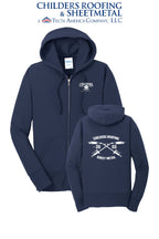 Port & Co™ Women's Core Fleece Full-Zip Hooded Sweatshirt - CRS