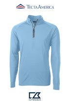 Cutter & Buck Adapt Recycled Soft Knit Stretch Mens Quarter Zip Pullover