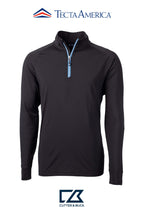 Cutter & Buck Adapt Recycled Soft Knit Stretch Mens Quarter Zip Pullover