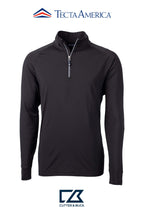 Cutter & Buck Adapt Recycled Soft Knit Stretch Mens Quarter Zip Pullover