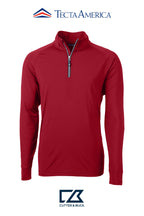 Cutter & Buck Adapt Recycled Soft Knit Stretch Mens Quarter Zip Pullover