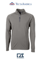 Cutter & Buck Adapt Recycled Soft Knit Stretch Mens Quarter Zip Pullover