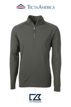 Cutter & Buck Adapt Recycled Soft Knit Stretch Mens Quarter Zip Pullover