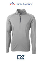 Cutter & Buck Adapt Recycled Soft Knit Stretch Mens Quarter Zip Pullover