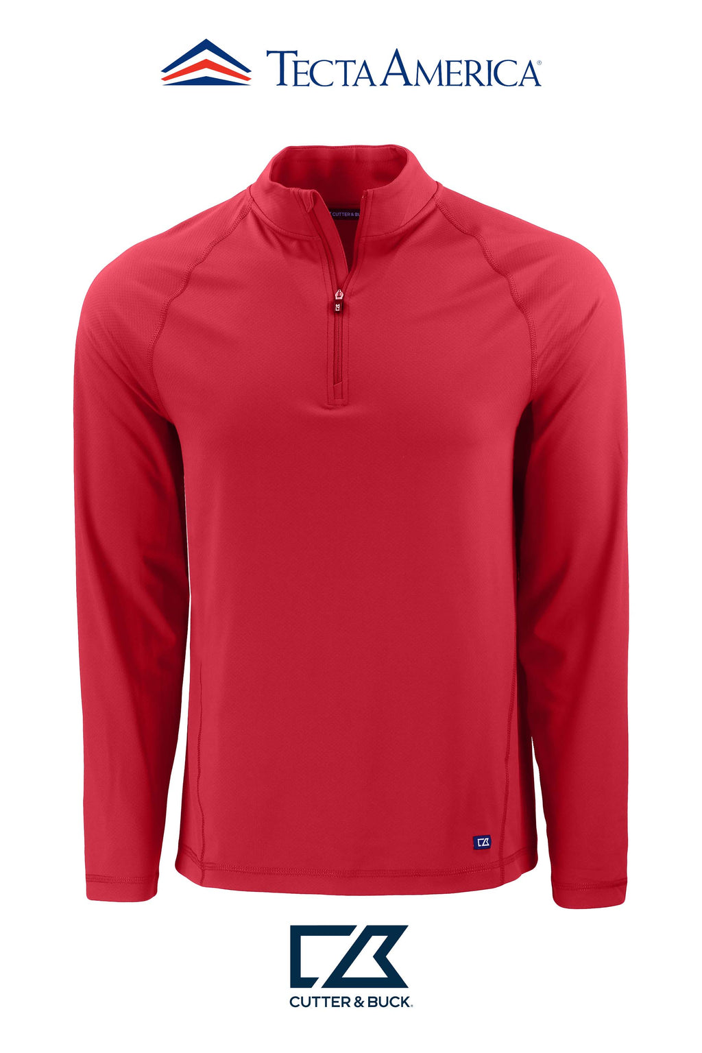 Cutter & Buck Prospect Recycled Featherlight Stretch Mens Quarter Zip