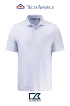 Cutter & Buck Pike Recycled Fern Print Mens Polo