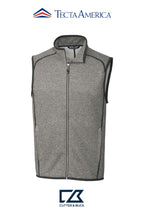 Cutter & Buck Mainsail Sweater-Knit Mens Full Zip Vest