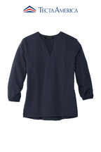 Mercer+Mettle® Women's Stretch Crepe 3/4-Sleeve Blouse
