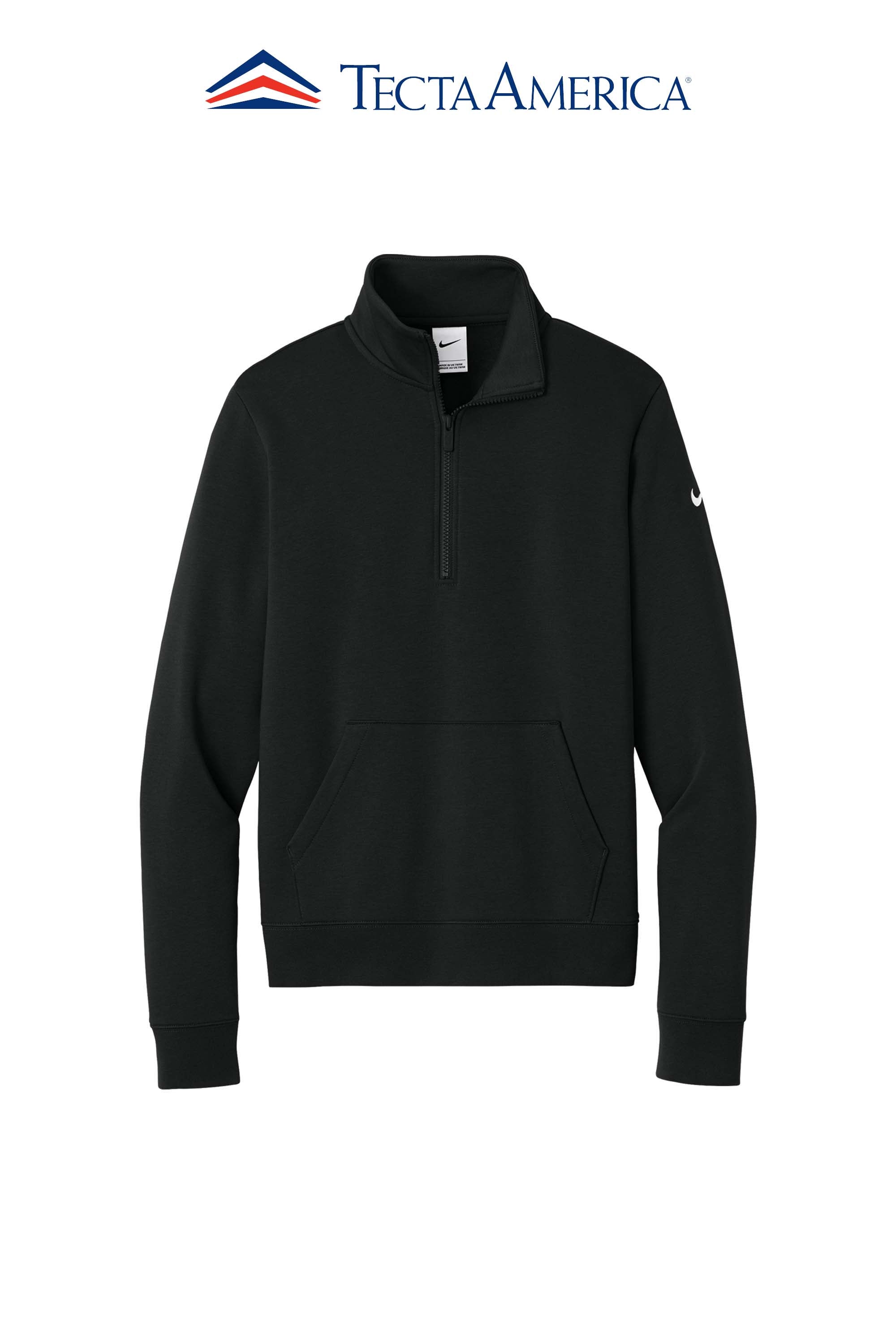 Nike Women's Club Fleece Sleeve Swoosh 1/2-Zip