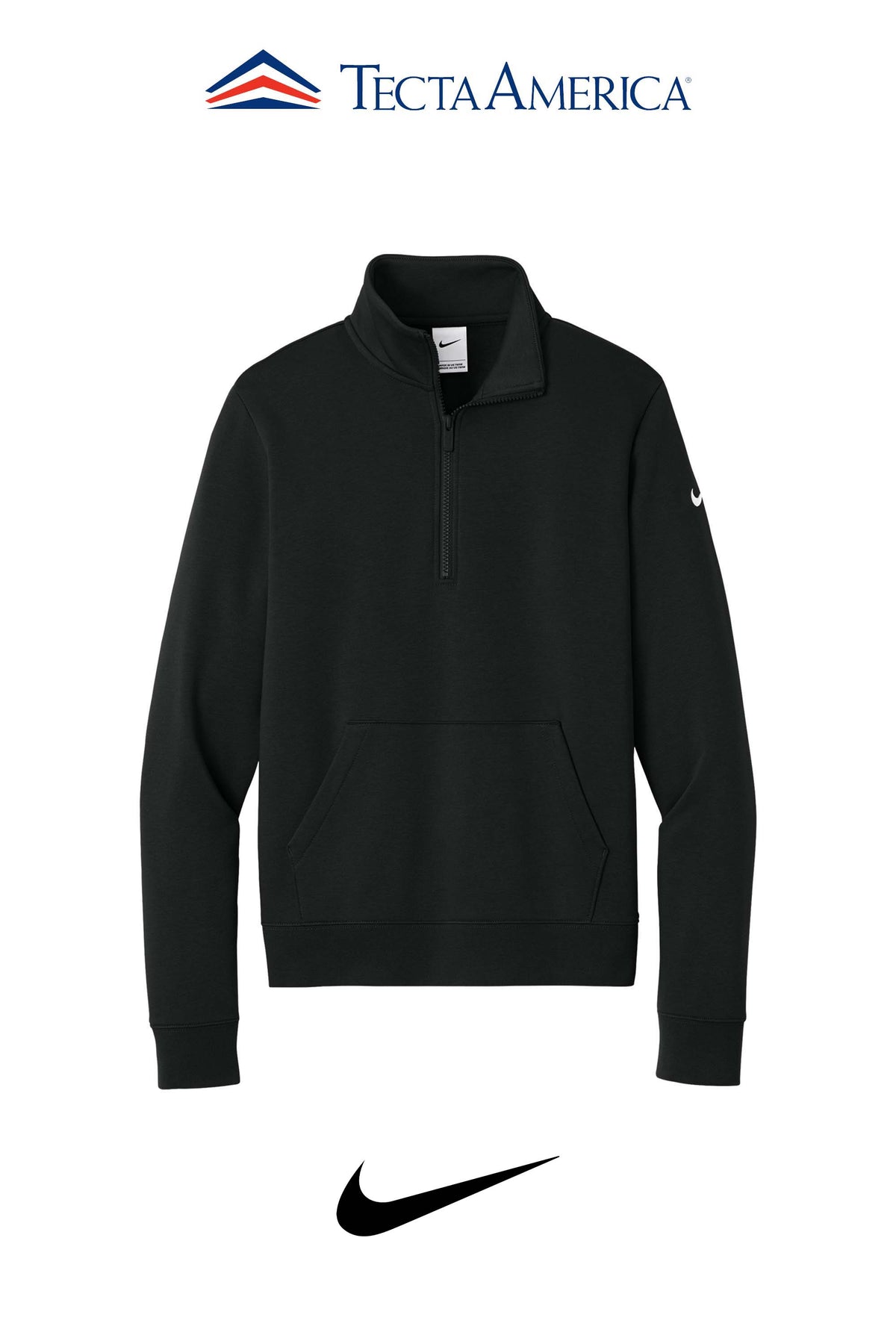 Nike Women's Club Fleece Sleeve Swoosh 1/2-Zip