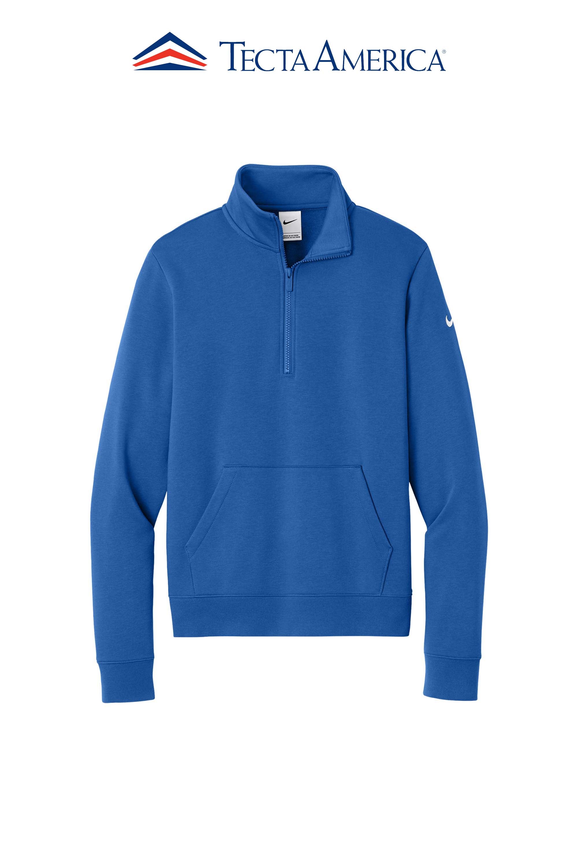 Nike Women's Club Fleece Sleeve Swoosh 1/2-Zip