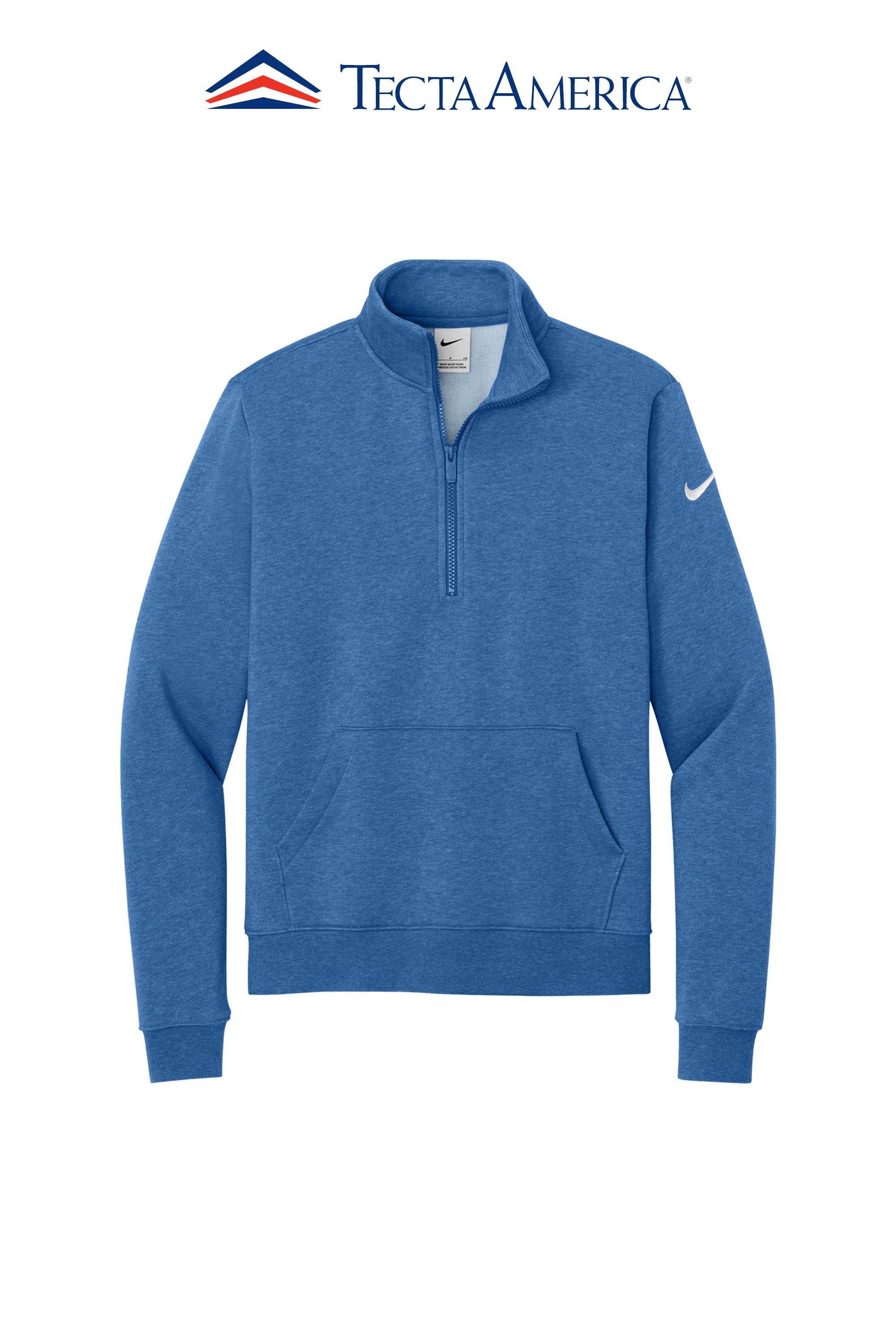 Nike Women's Club Fleece Sleeve Swoosh 1/2-Zip