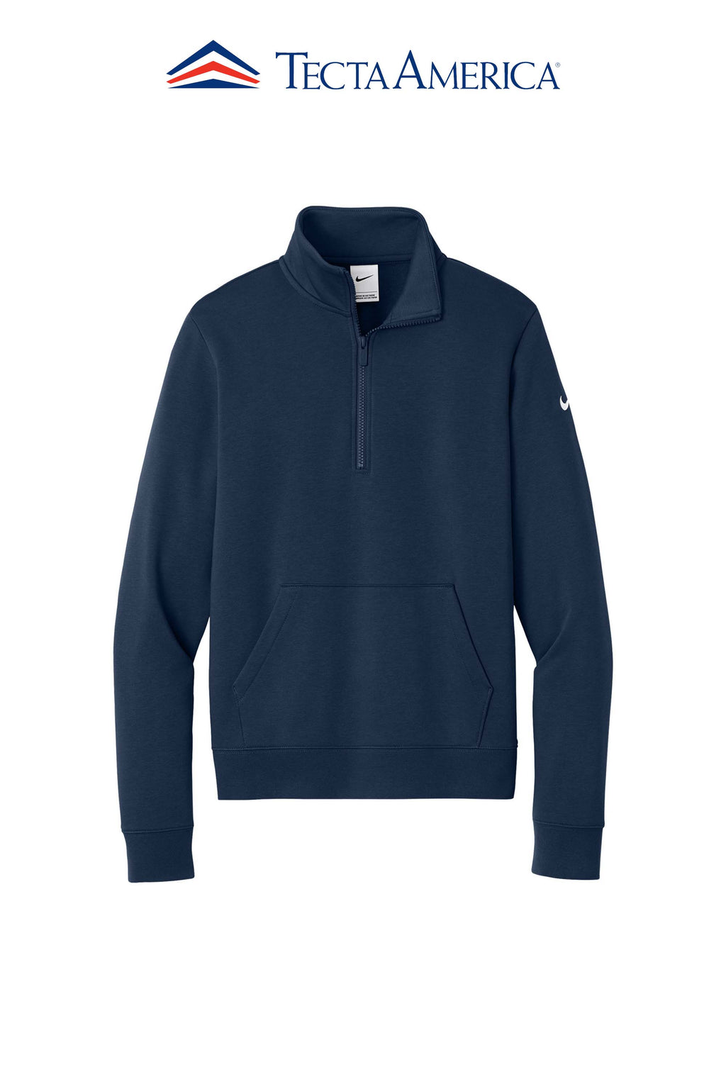 Nike Women's Club Fleece Sleeve Swoosh 1/2-Zip