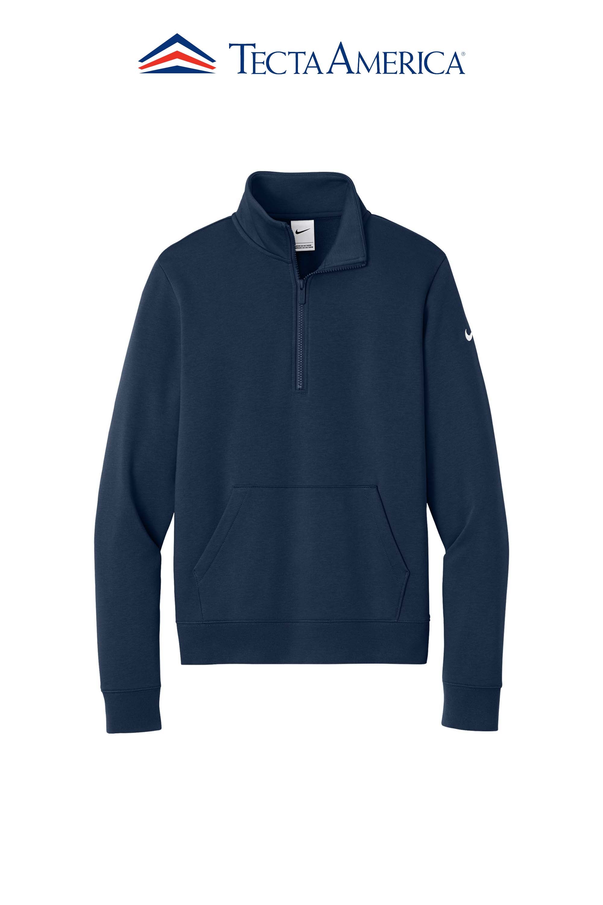 Nike Women's Club Fleece Sleeve Swoosh 1/2-Zip