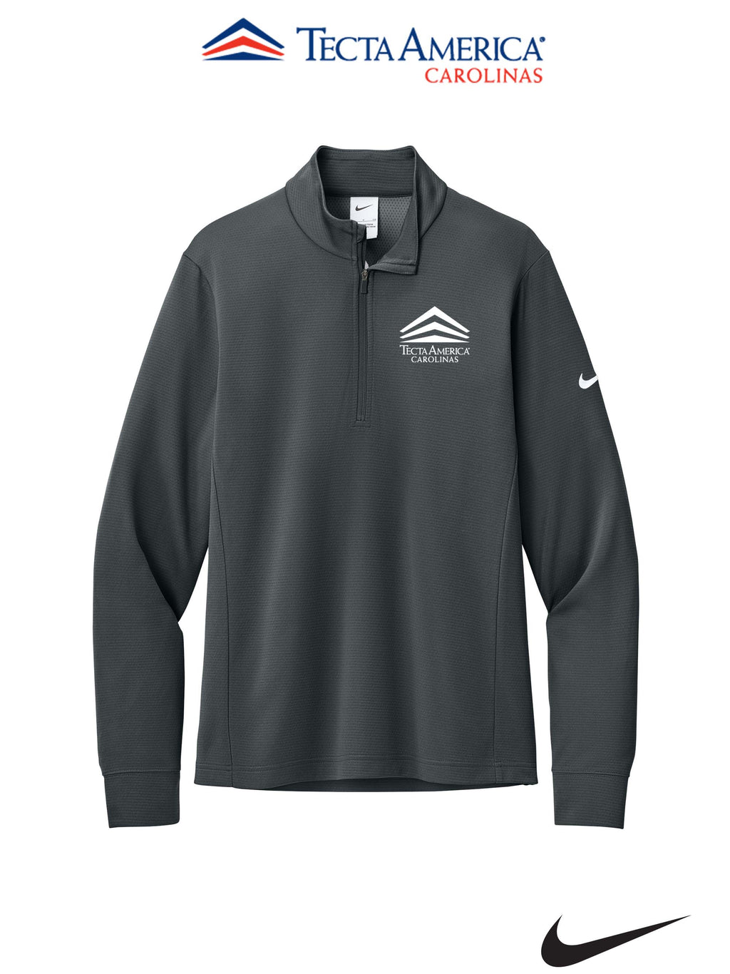 Nike Essential 1/2-Zip Cover-Up - Tecta America Carolinas LLC