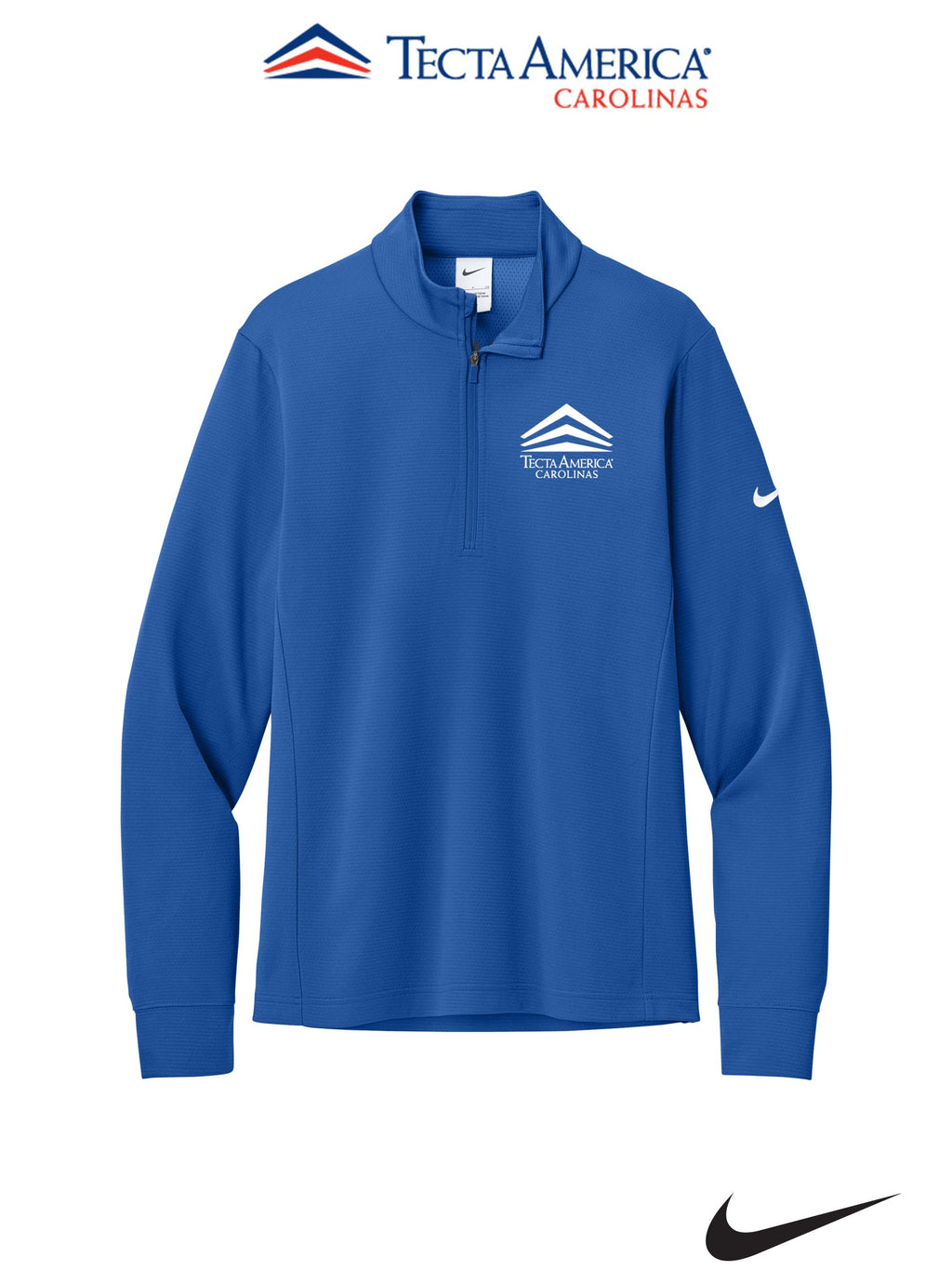 Nike Essential 1/2-Zip Cover-Up - Tecta America Carolinas LLC