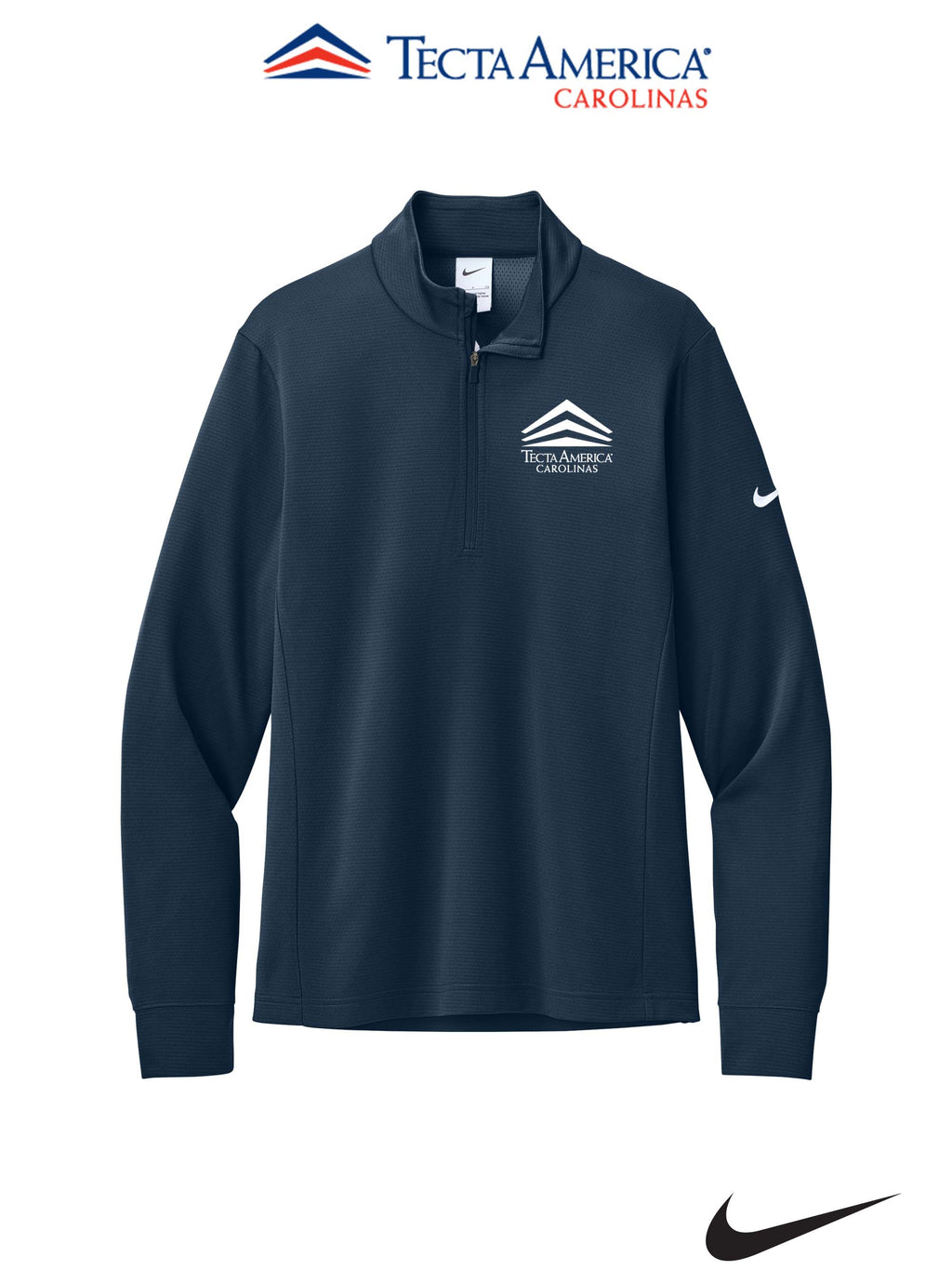 Nike Essential 1/2-Zip Cover-Up - Tecta America Carolinas LLC