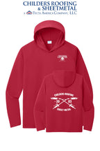 Port & Co™ Performance Pullover Hooded UPF50 Tee - CRS