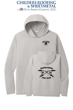 Port & Co™ Performance Pullover Hooded UPF50 Tee - CRS