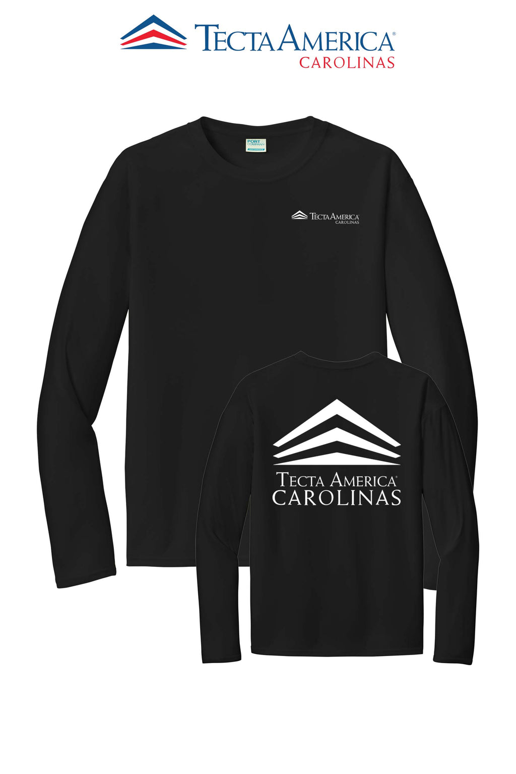 Port & Co™ Performance UPF 50 Long Sleeve - Tecta America Carolinas LLC