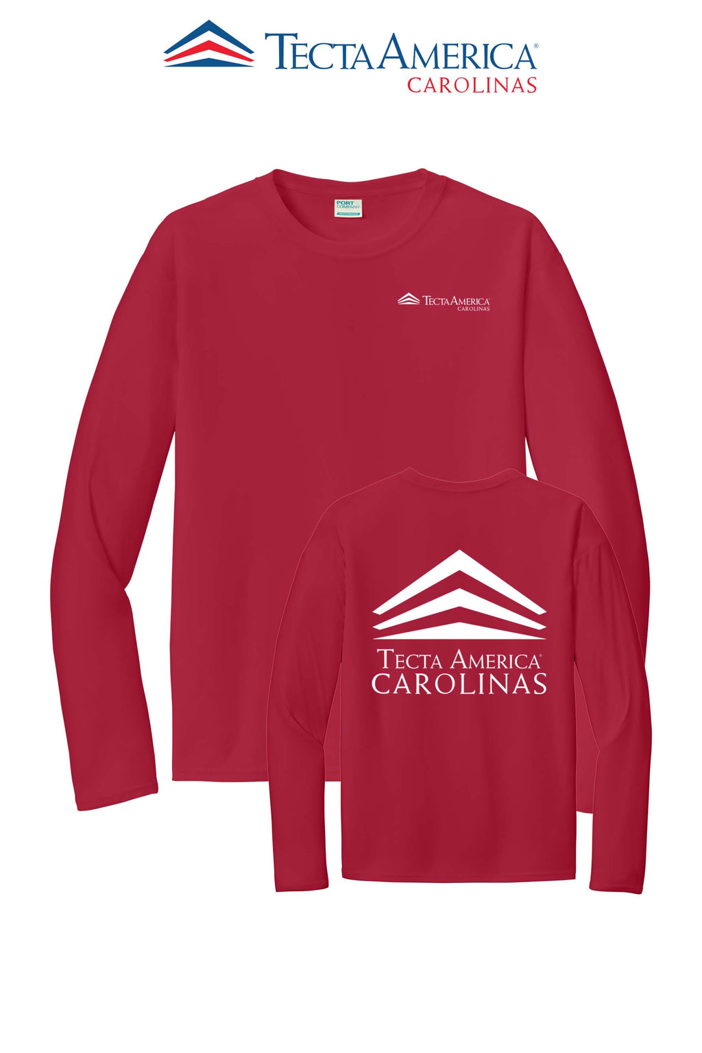 Port & Co™ Performance UPF 50 Long Sleeve - Tecta America Carolinas LLC