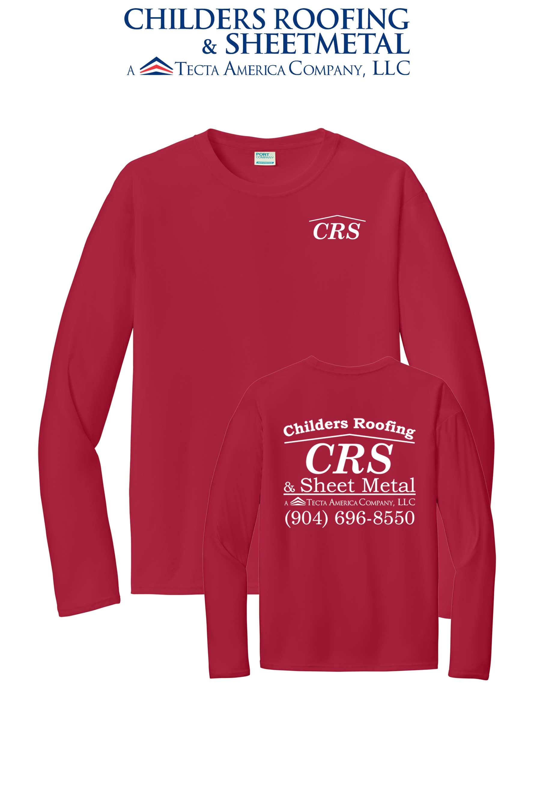 Port & Co™ Performance UPF 50 Long Sleeve - CRS