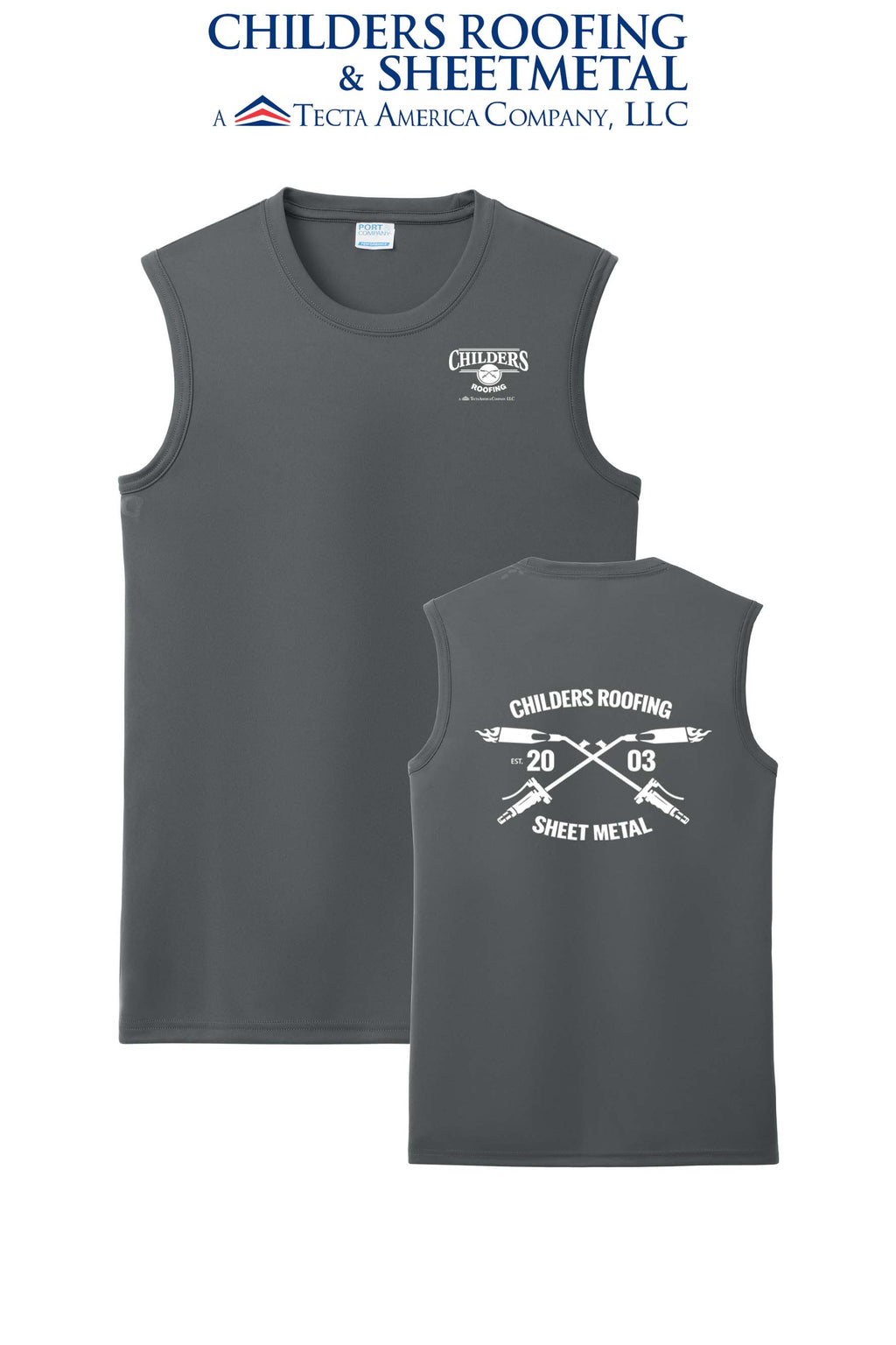 Port & Co™ Performance  UPF50 Sleeveless Tee - CRS