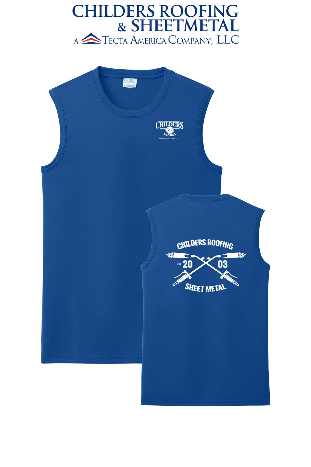 Port & Co™ Performance  UPF50 Sleeveless Tee - CRS
