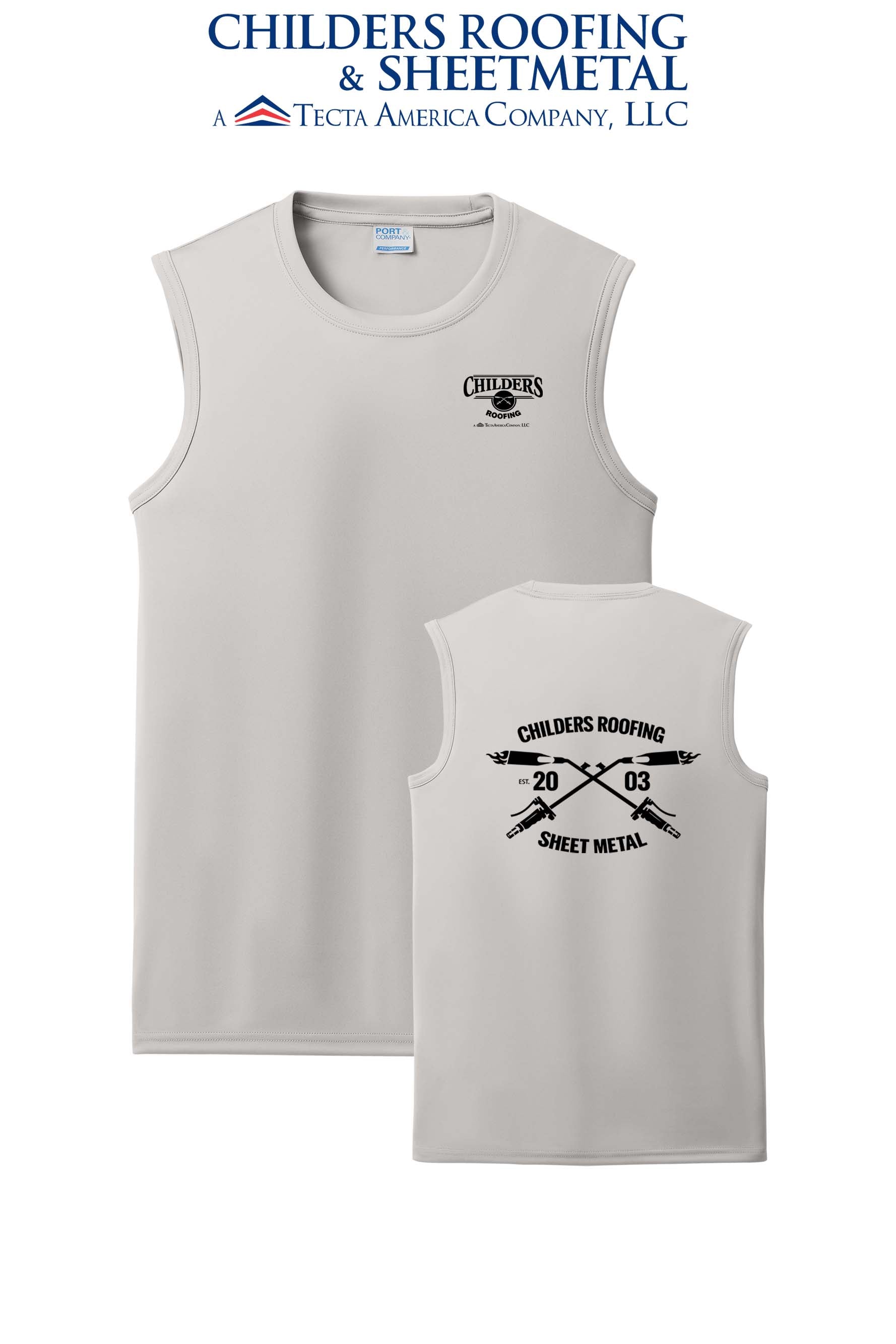 Port & Co™ Performance  UPF50 Sleeveless Tee - CRS