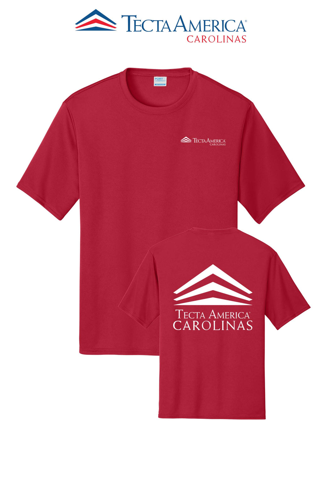 Port & Co™ Performance UPF 50 Tee - Tecta America Carolinas LLC