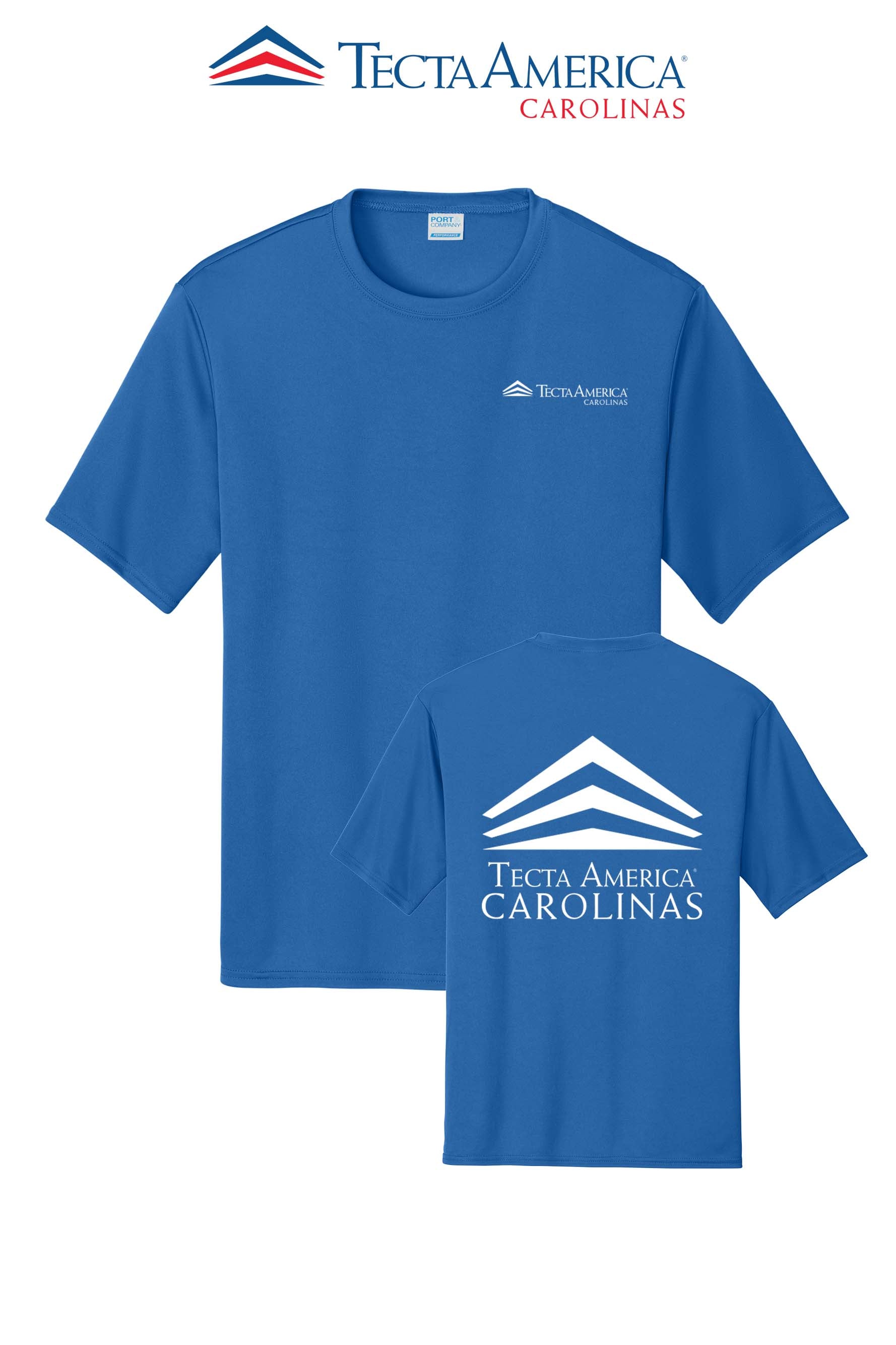 Port & Co™ Performance UPF 50 Tee - Tecta America Carolinas LLC
