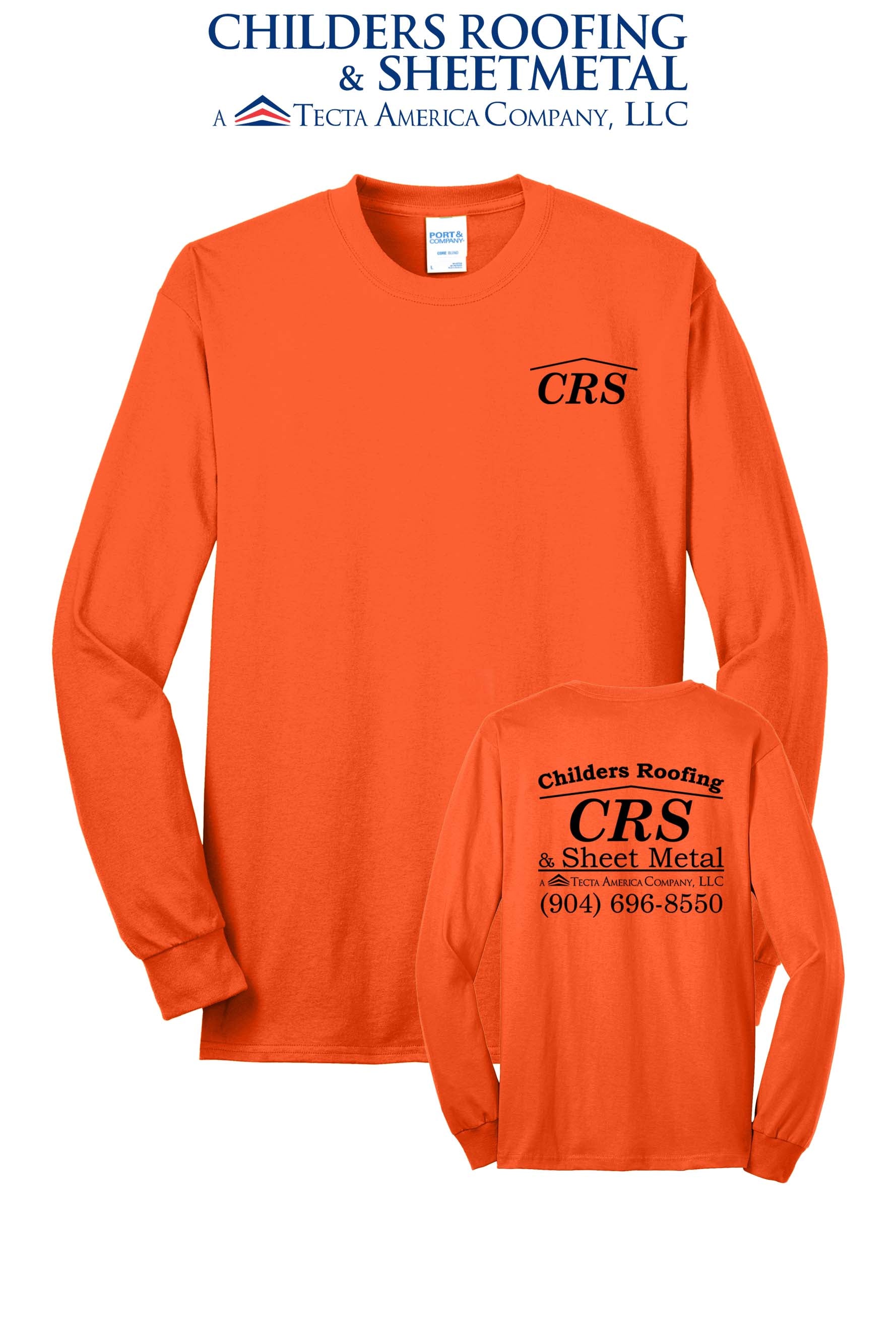 Port & Co™ Long Sleeve Core Blend Tee - CRS