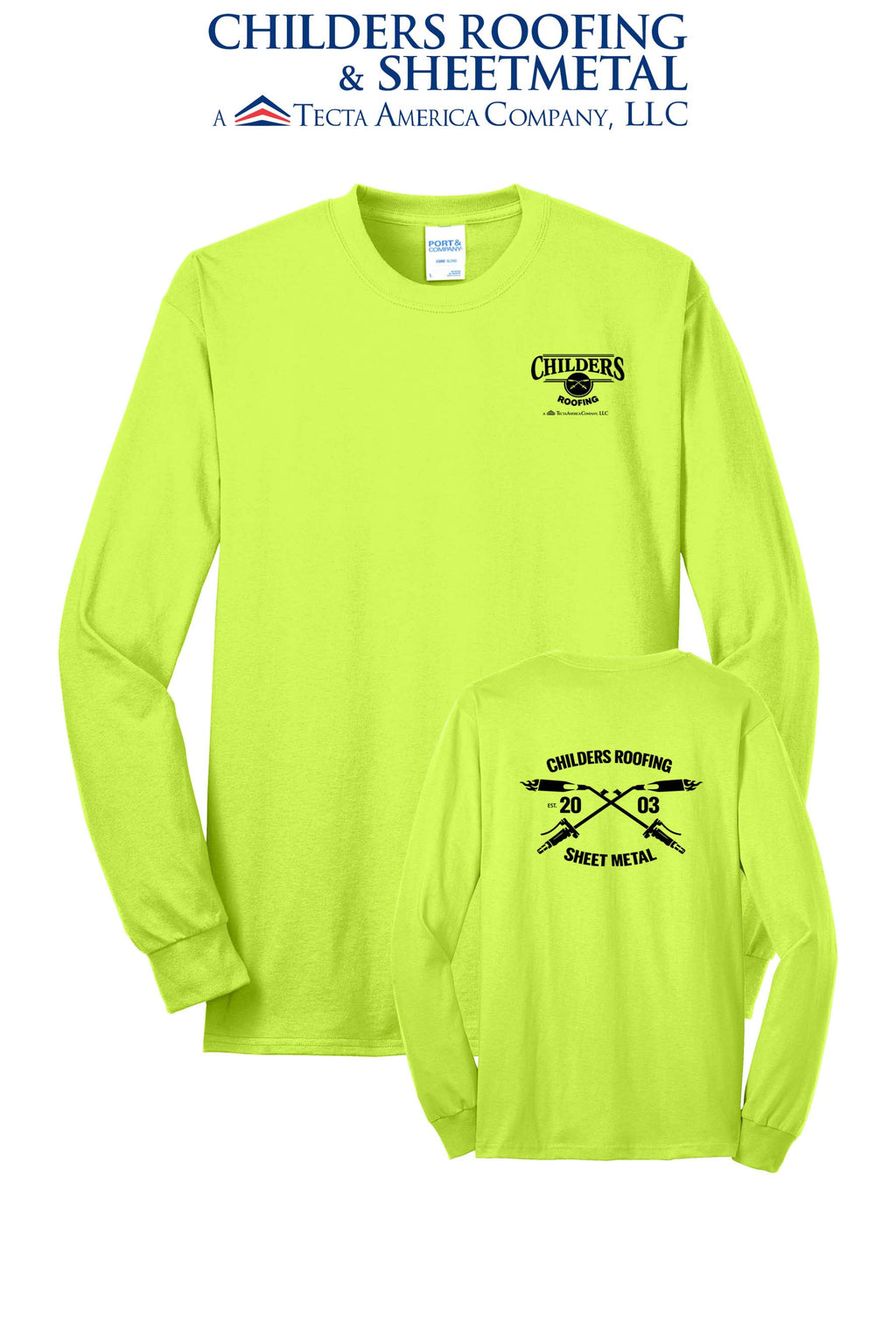 Port & Co™ Long Sleeve Core Blend Tee - CRS