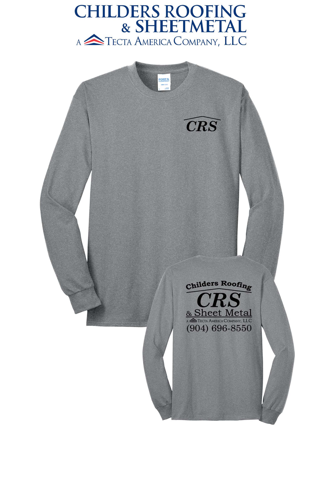 Port & Co™ Long Sleeve Core Blend Tee - CRS