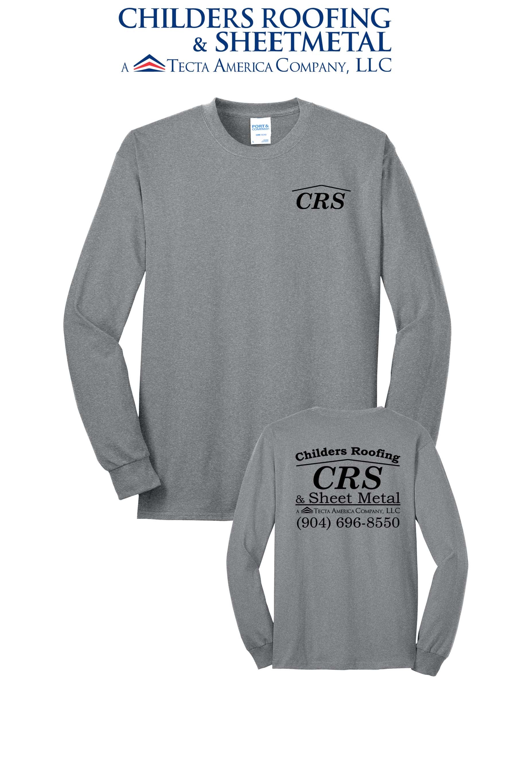 Port & Co™ Long Sleeve Core Blend Tee - CRS