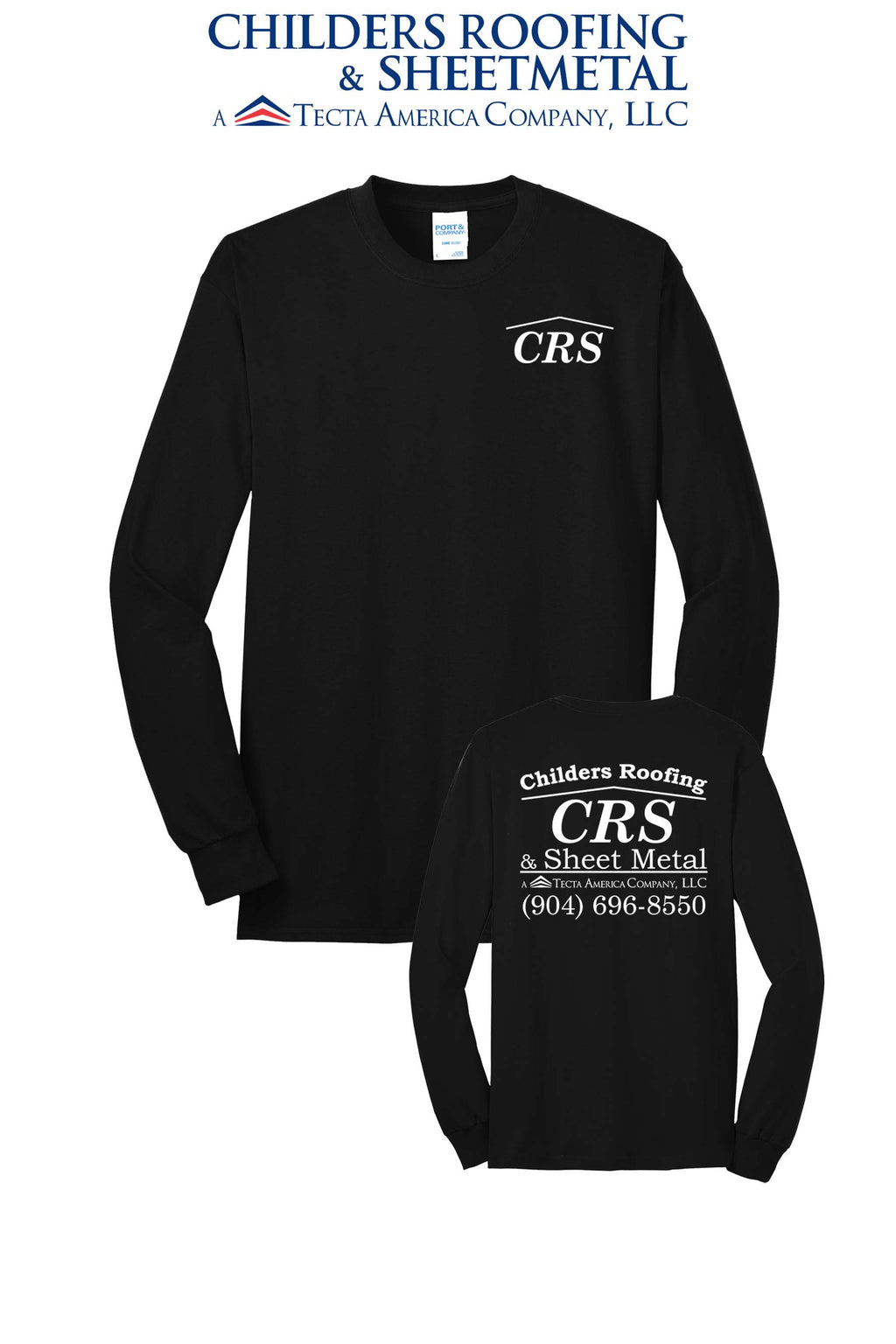 Port & Co™ Long Sleeve Core Blend Tee - CRS