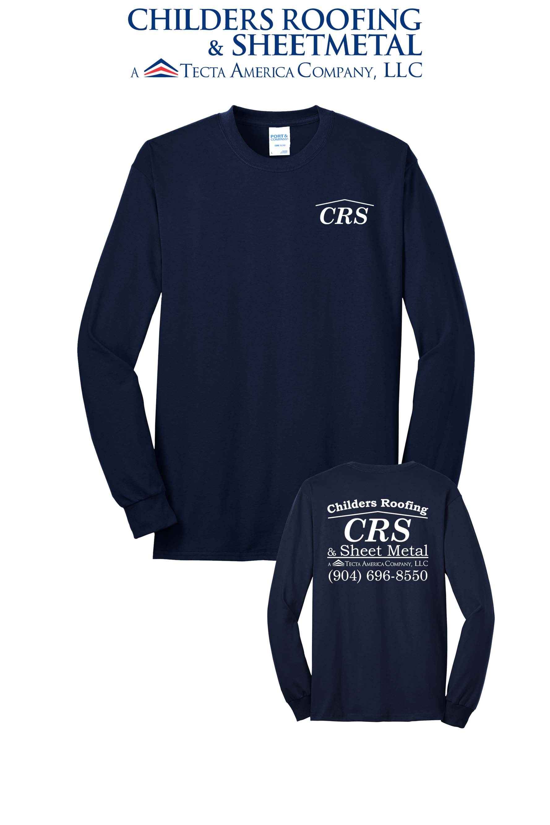 Port & Co™ Long Sleeve Core Blend Tee - CRS